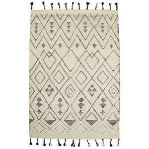 Cadrys Sahara Diamond Ivory/Charcoal 200x300 Rug SAHDIC2