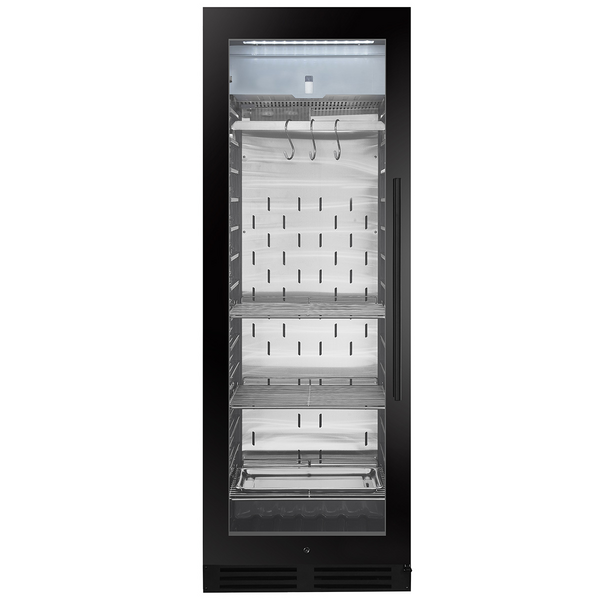 KingsBottle 352L Freestanding Steak and Meat Ager Black Left Hinge KB180SA-FG-LHH