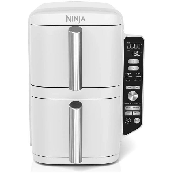 Ninja 9.5L DoubleStack XXXL 2 Drawer Air Fryer White SL400WH
