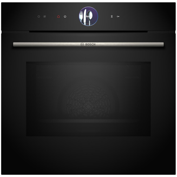 Bosch 60cm Series 8 Pyrolytic Oven With Microwave Black HMG7761B1A