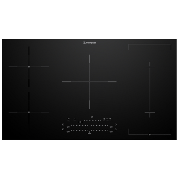 Westinghouse 90cm Five Zone Induction with Hob2Hood Cooktop WHI955BD