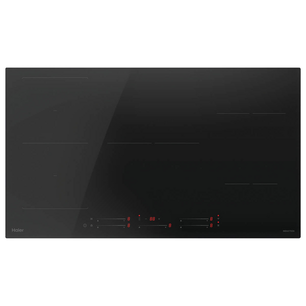 Haier 90cm 500 Series Induction Cooktop Flexi Zone Black HCI905FTB4