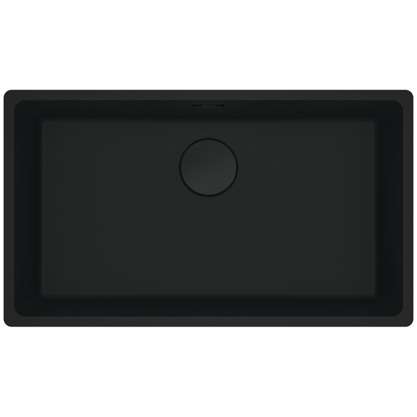 Franke Maris 720mm Single Bowl Undermount Sink Matte Black MRG110-72MB-B
