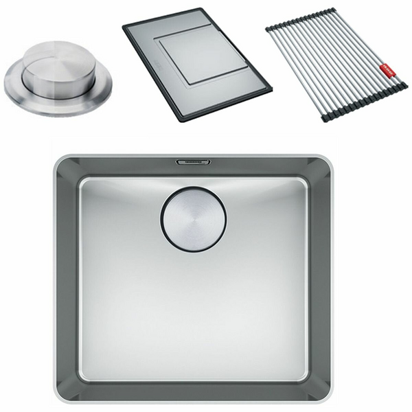 Franke Mythos 450mm Single Bowl Topmount Sink with Accessories MYX210-45FPC