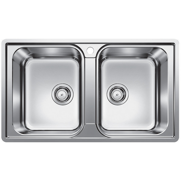 Blanco Double Bowl Flushmount Sink LEMIS8IFK5