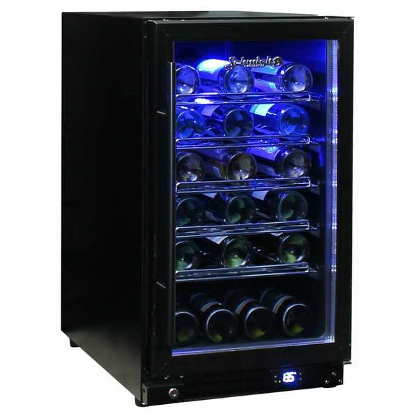 Schmick Under Bench Glass Door Wine Fridge JC95W-B
