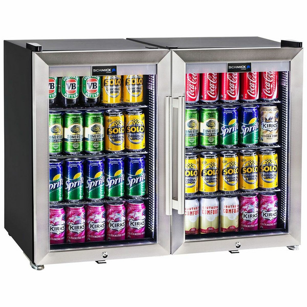Schmick 140L Alfresco Bar Fridge HUS-SC70-SS-COMBO