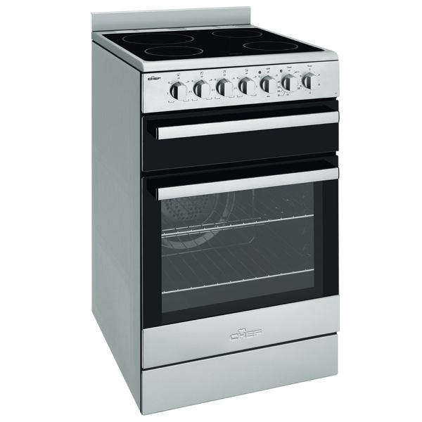 Chef 54cm Electric Fan Forced Freestanding Oven Stainless Steel CFE547SBB
