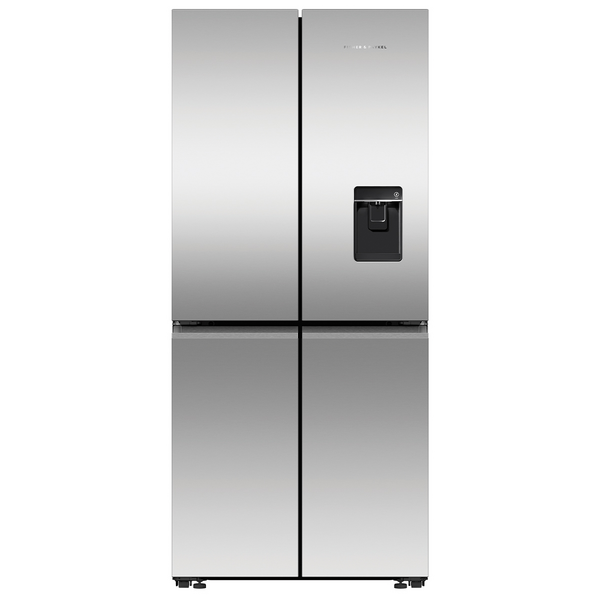 Fisher & Paykel Series 7 498L Quad Door Refrigerator with Ice and Water Stainless Steel RF500QNUX1