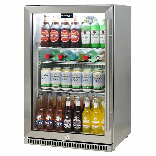 Schmick 118L Alfresco Stainless Steel Bar Fridge Left Hinged SK118L-SS