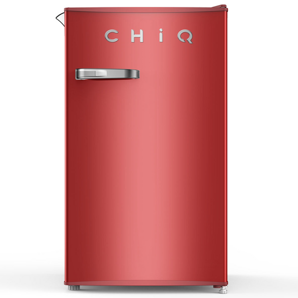 CHiQ 90L Retro Bar Fridge Red CRSR089DR1