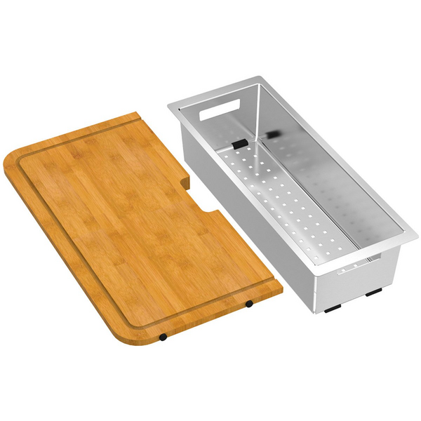 Abey Bamboo Cutting Board and Colander Set CBB380W