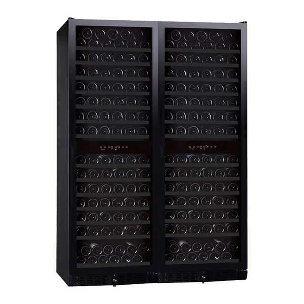Grand Cru 332 Bottle Multi Zone Wine Fridges Black GCWF332MZBLK