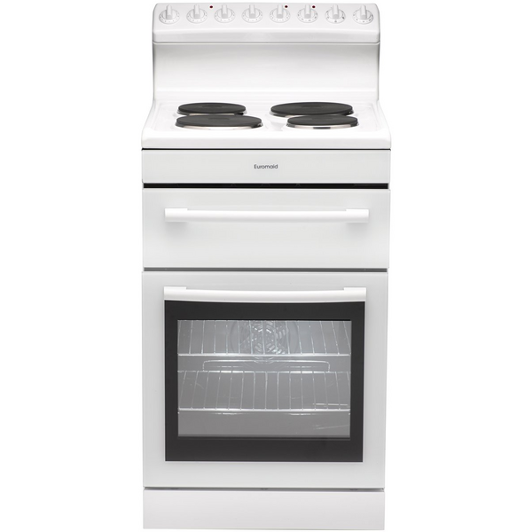 Euromaid 54cm Freestanding Electric Oven/Stove R54EW