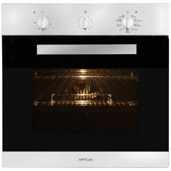 Artusi 60cm Stainless Steel Electric Built-In Oven AO650X