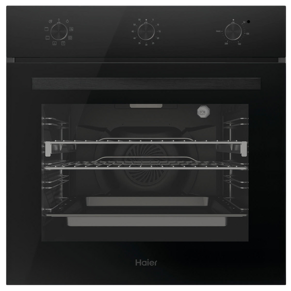 Haier 60cm 300 Series Built-in Oven with Air Fry Black HWO60S7MB6
