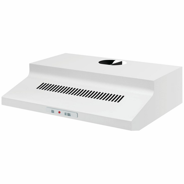 Chef 60cm Fixed White Rangehood CRF610WB