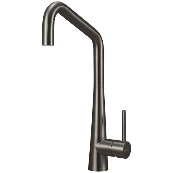 Oliveri Essente 316 Stainless Steel Square Goose Neck Mixer - Gun Metal SS31670-GM