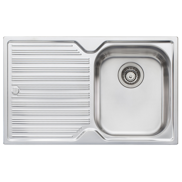 Oliveri Diaz Single Bowl Left Hand Drainer Sink DZ122NTH