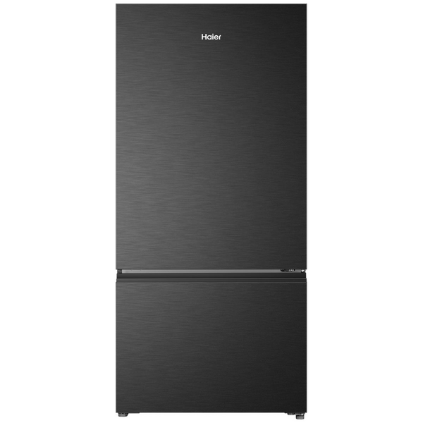 Haier 517L 500 Series Refrigerator Bottom Freezer Matte Black HRF510BEC
