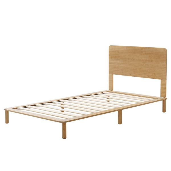 Zinus Arden Single Bamboo Wood Bed Frame AU-FPWNH2ZC-08S
