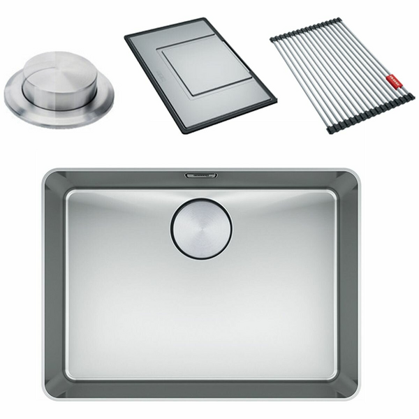 Franke Mythos 550mm Single Bowl Topmount Sink with Accessories MYX210-55FPC