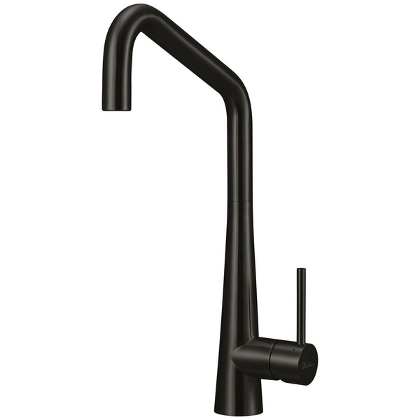 Oliveri Essente 316 Stainless Steel Square Goose Neck Mixer - Brushed Black SS31670-BL