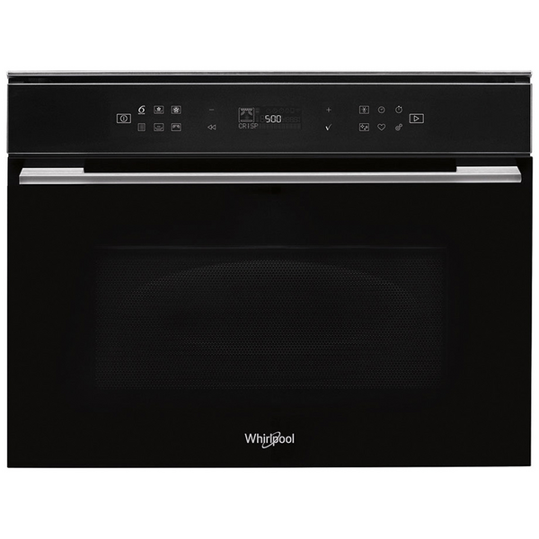 Whirlpool 45cm Built-In 6th Sense Combi Microwave Black W7MWBLAUS