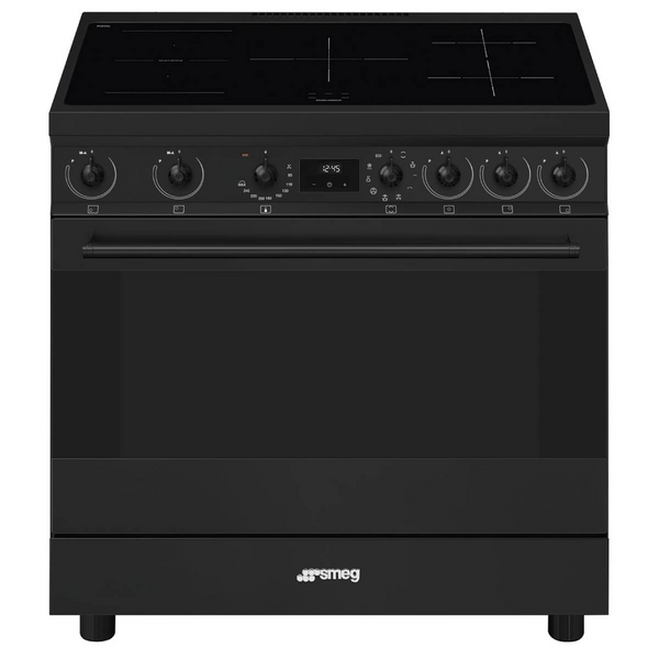 Smeg 90cm Matte Black Induction Freestanding Oven C9IMN2