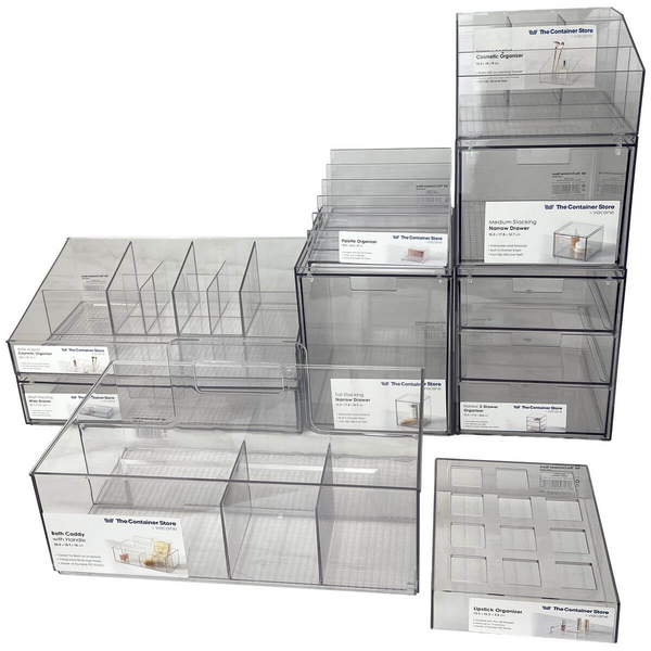 The Container Store 9 Piece Bath/Cosmetic Pack 1 VTCS-BATHCOSM-P1