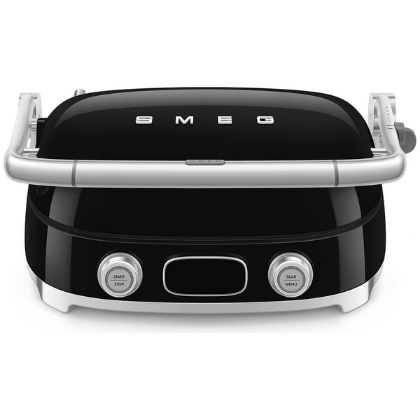Smeg 50s Style Countertop Multifunctional Grill Black MGF01BLAU