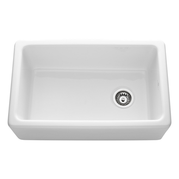 Abey Chambord Philippe II Single Bowl Ceramic Sink PHILIPPE-2W