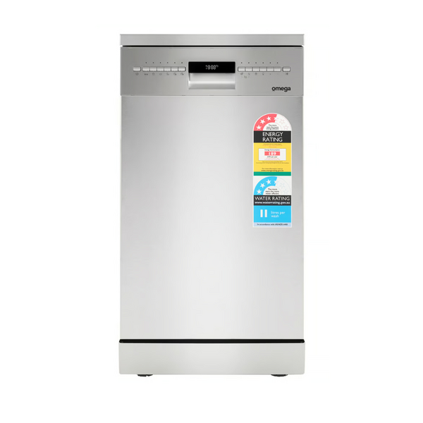 Omega 45cm Compact Freestanding Dishwasher Stainless Steel ODWF4510X