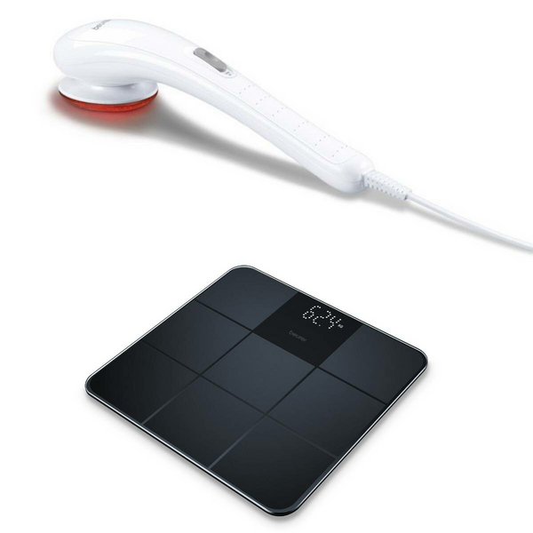 Beurer GS235 Digital Scale with MG21 Infrared Massager FITZONEPK3
