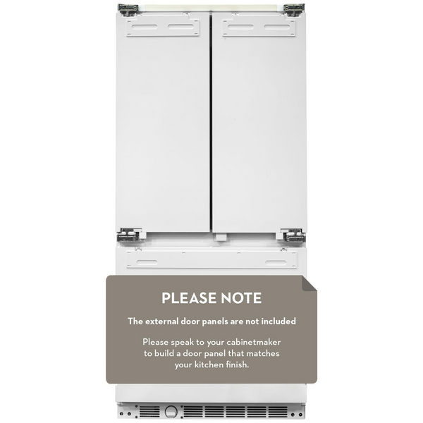 Artusi 90cm Integrated French Door Refrigerator AINT8900FD
