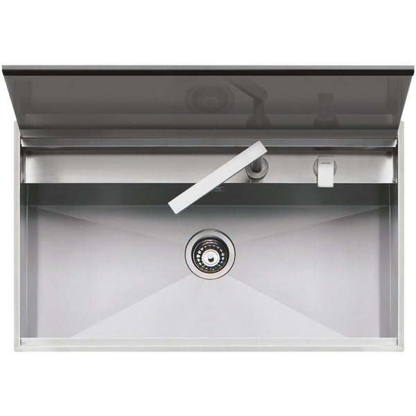 Barazza Lab Single Large Bowl Sink with Cover 1LLB90