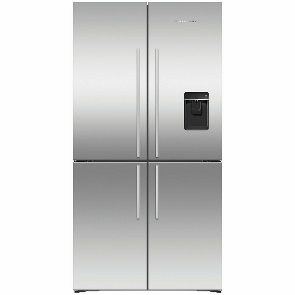 Fisher & Paykel Series 7 538L Quad Door Refrigerator with Ice and Water Stainless Steel RF605QDUVX2