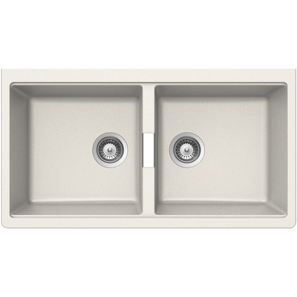 Abey Schock Horizont Double Bowl Undermount Sink N200UW
