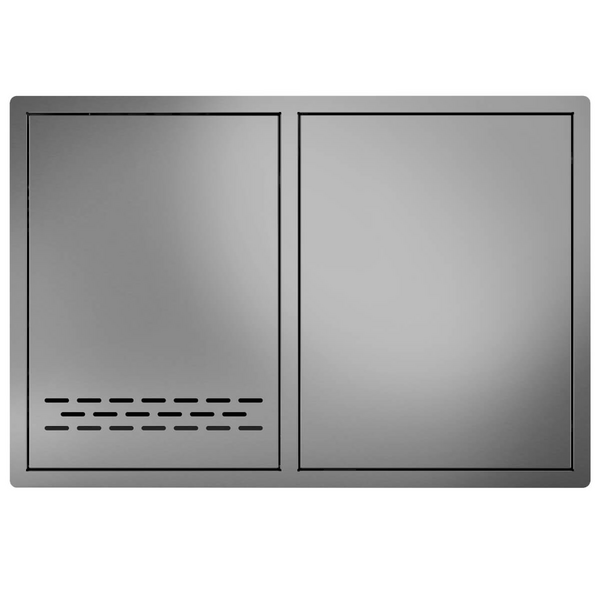 BeefEater Outdoor Kitchen Single Cupboard Door and Propane Drawer BOC2060SA