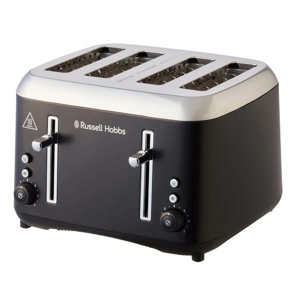 Russell Hobbs Addison 4 Slice Toaster Matte Black RHT514BLK