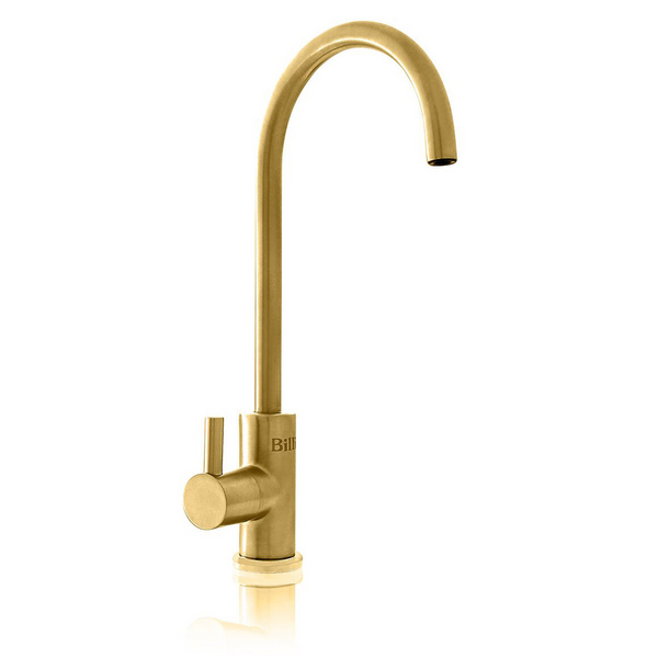 Billi Home FT Still Filtered Water with Round Slimline Dispenser Urban Brass 911000RUB