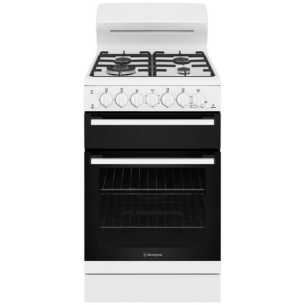 Westinghouse 54cm Freestanding White Stove/Oven WLG512WCH