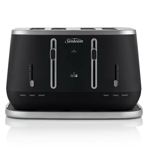 Sunbeam Kyoto City Collection 4 Slice Toaster Black TAM8004BK