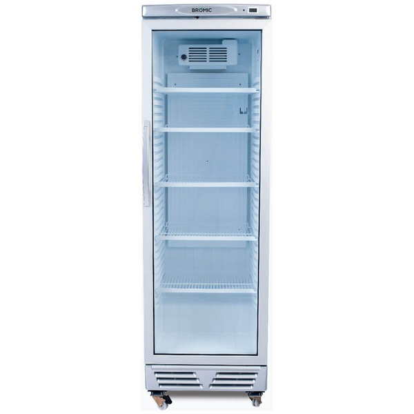 Bromic 372L LED Eco Flat Glass Door Upright Display Chiller GM0374