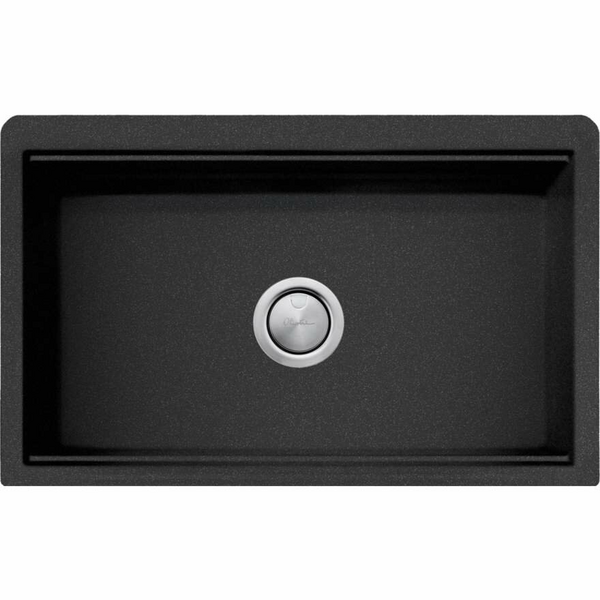 Oliveri Santorini Farmhouse Undermount Sink Black ST-BL1584U