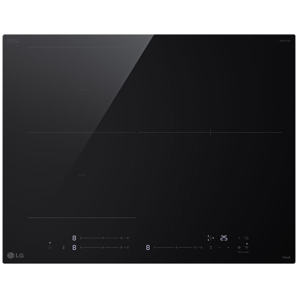 LG 60cm Series 7 Induction Cooktop 3 Cooking Zones including 1 Flexi BCI607T3BG