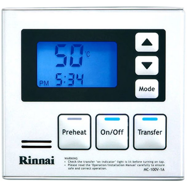 Rinnai Deluxe Kitchen Controller MC100V1W