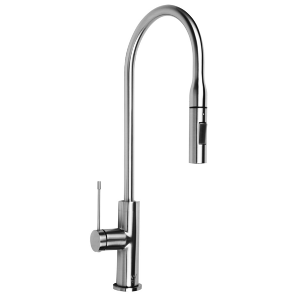 Artusi Gooseneck Mixer Tap With Pull Out Hose ASM201X