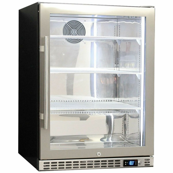 Schmick Glass Door Under Bench Bar Fridge SK156-SS