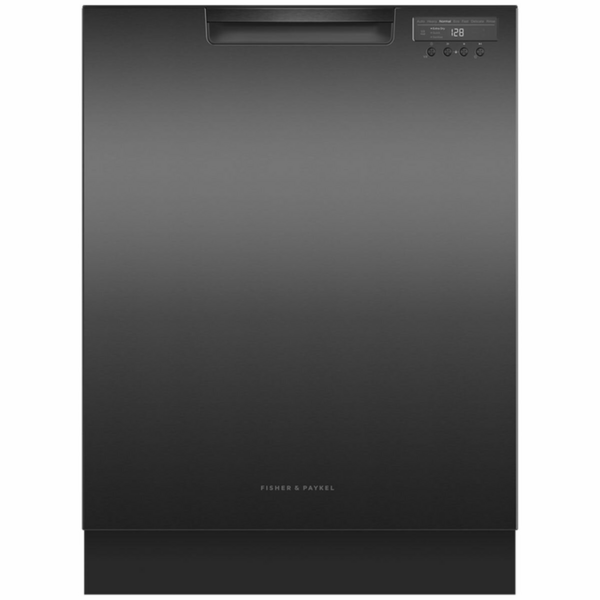 Fisher & Paykel Series 7 Contemporary Built Under Dishwasher Black Steel DW60UC6B
